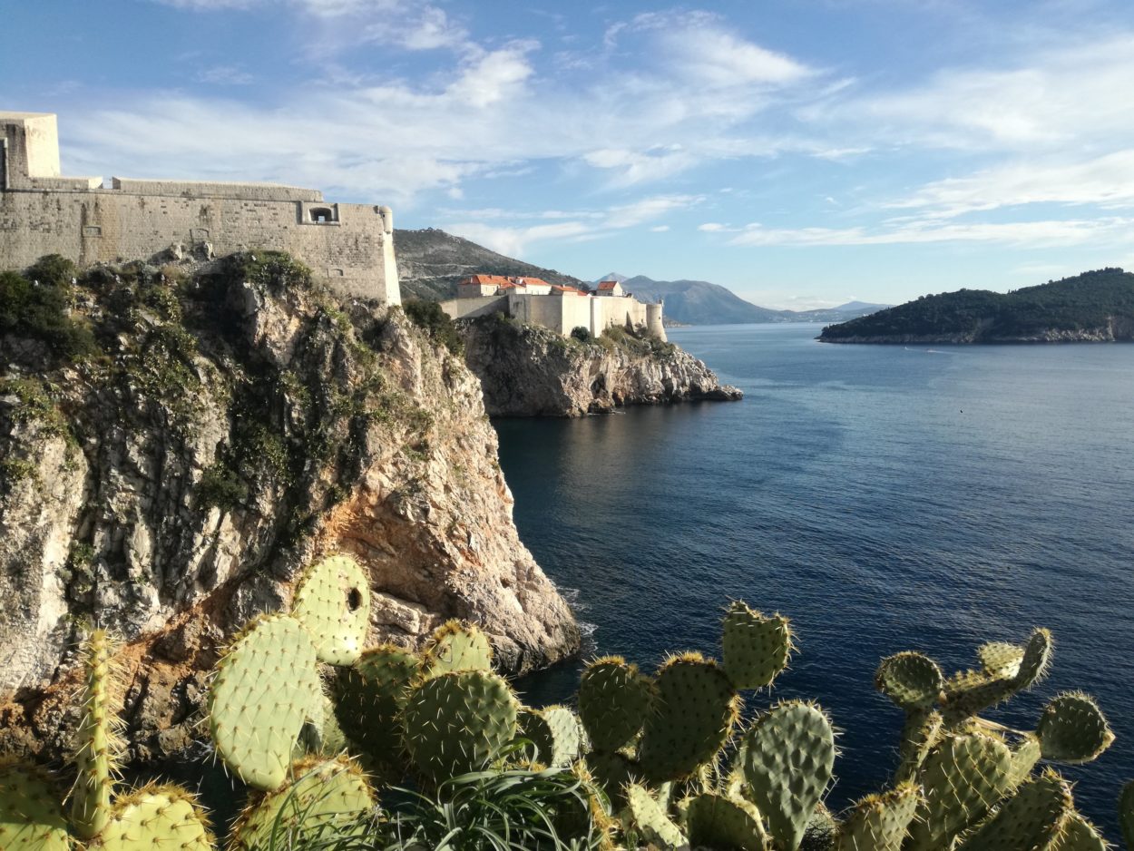 Dubrovnik city walls are even more beautiful in the winter, without crowds