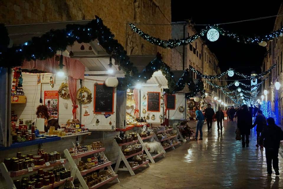 Dubrovnik hosts a winter festival with local foods and drinks